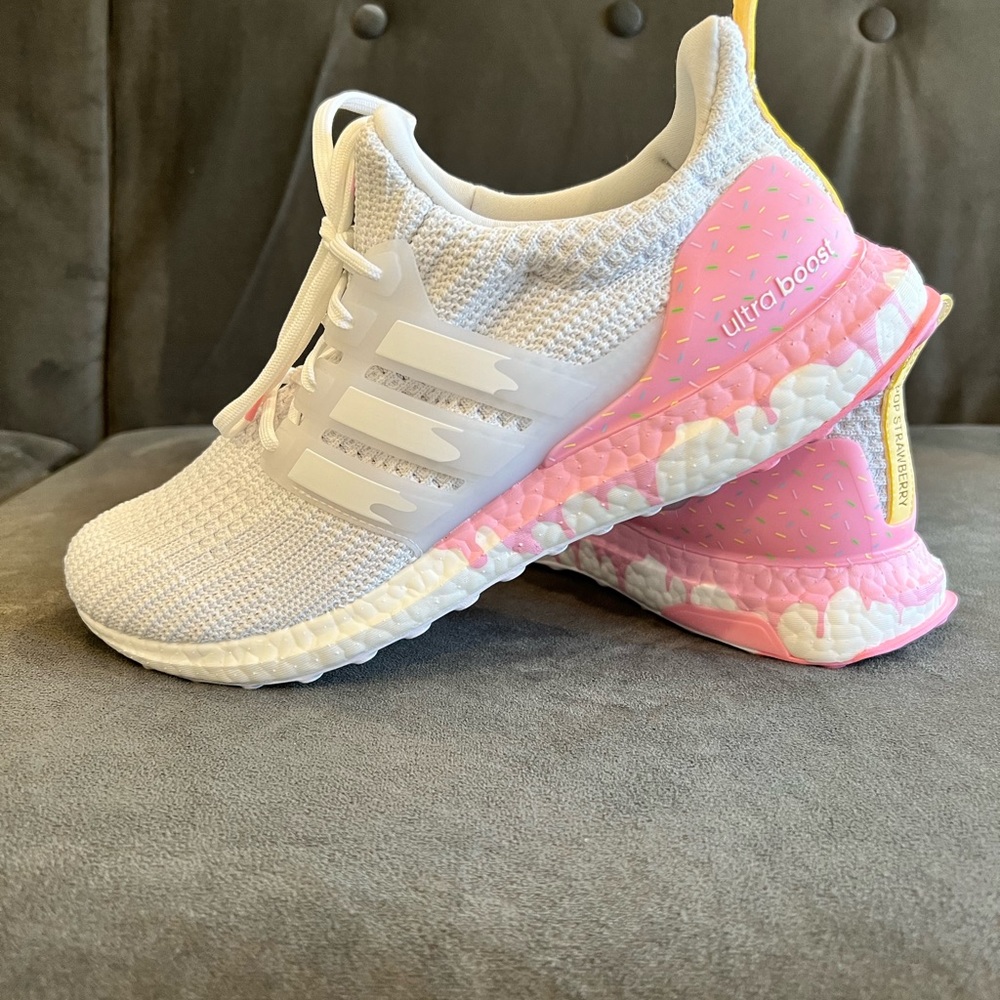 Adidas Ultraboost DNA Pink Ice Cream Drip Shoes